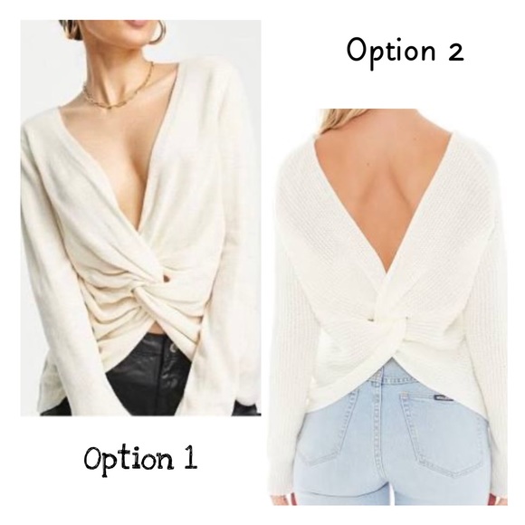 Sexy 2 Way Popcorn Sweater - Picture 7 of 8